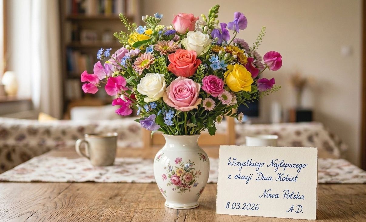 Kwiaty na Dzień Kobiet — Stowarzyszenie Nowa Polska